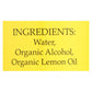 Flavorganics Organic Lemon Extract: Brighten Up Your Dishes with Zesty Citrus Goodness