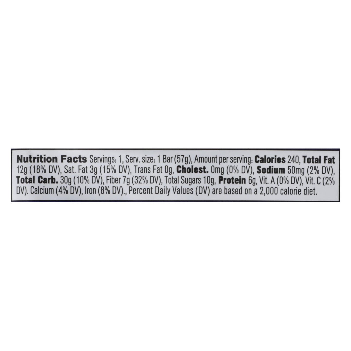 Core Foods Probiotic Blueberry Bar, 2 Oz. (Pack of 8)