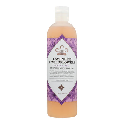 Nubian Heritage Lavender & Wildflowers Shea Butter Body Wash (13 Fl Oz)