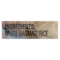 Della Basmati White Rice, Premium Aromatic, Case of 6, 28 Oz Bags