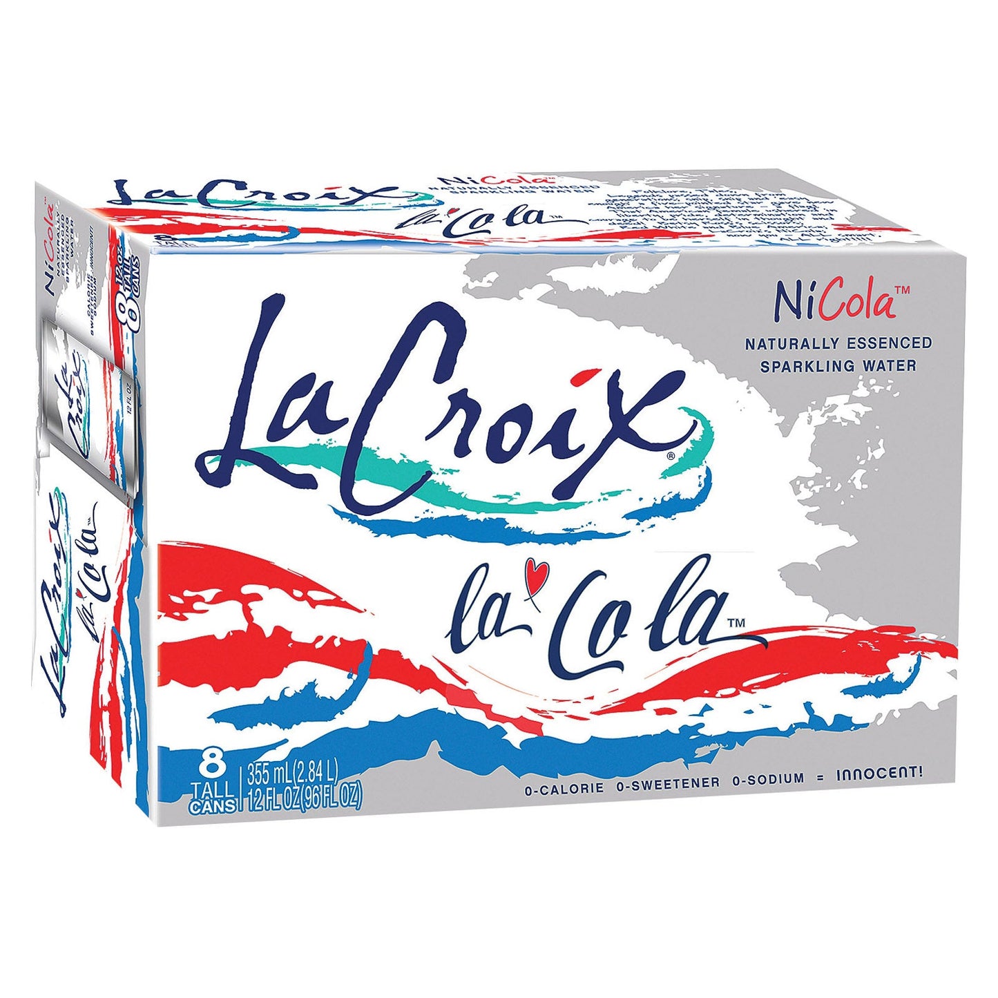LaCroix Sparkling Water, La Cola Flavor, 24 Cans, 12 Fl Oz Each