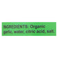 Emperors Kitchen Chopped Organic Garlic, 4.5 Oz (Pack of 12)