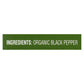 Simply Organic Ground Black Pepper, Pack of 6 - 4 Oz.