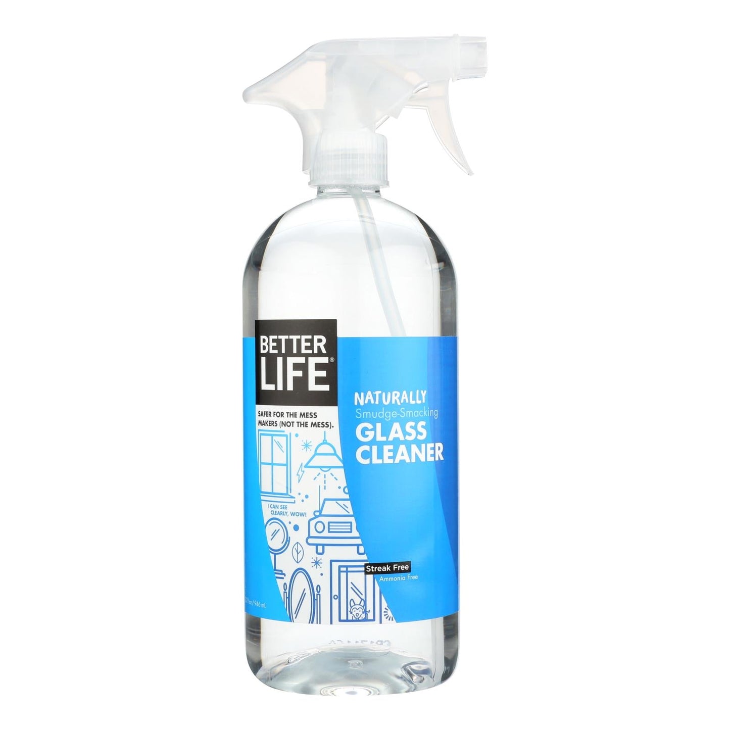 BetterLife See Clearly Glass Cleaner, 32 Fl Oz