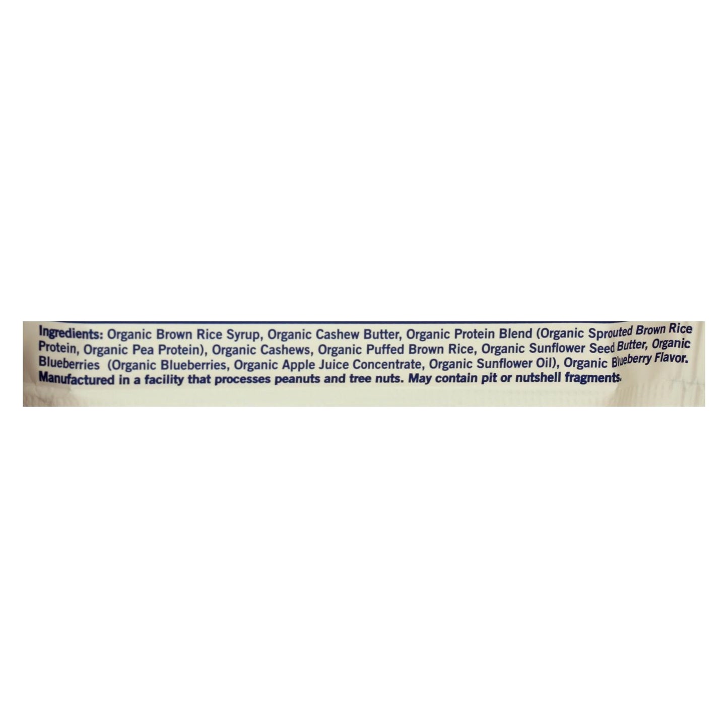 GoMacro Organic Blueberry Cashew Butter Bars, 2.3 oz, Case of 12