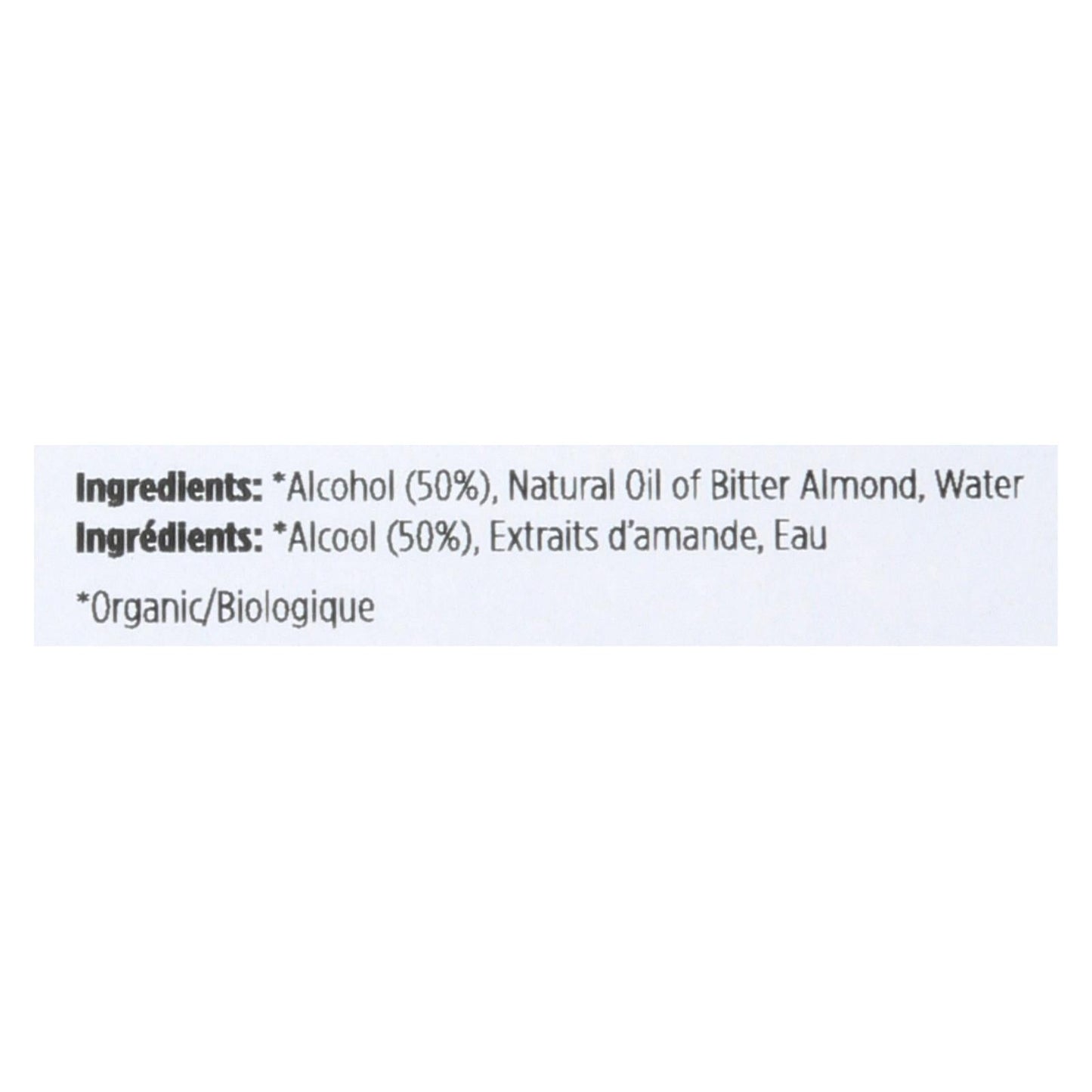 Spicely Organics 12 Fl Oz. Organic Pure Almond Extract