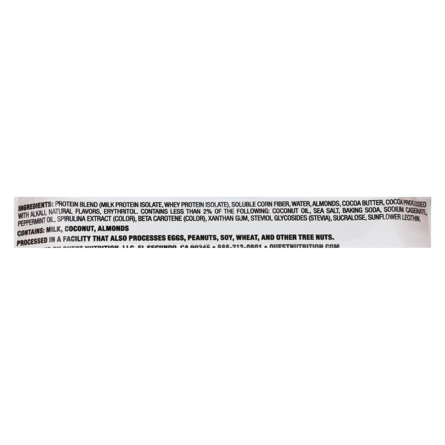 Quest Bar - Mint Chocolate Chunk (Pack of 12) - 2.12 Oz