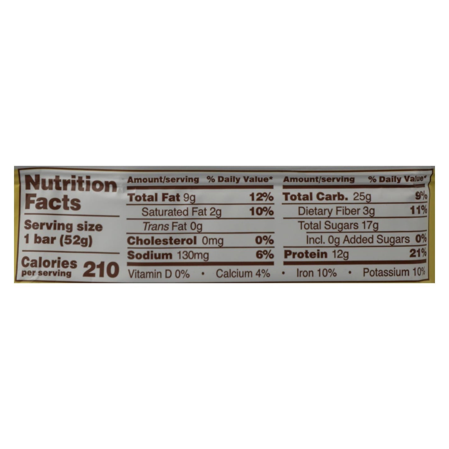 RXBAR Protein Bar Banana Chocolate Walnut (Pack of 12 - 1.83 Oz.)