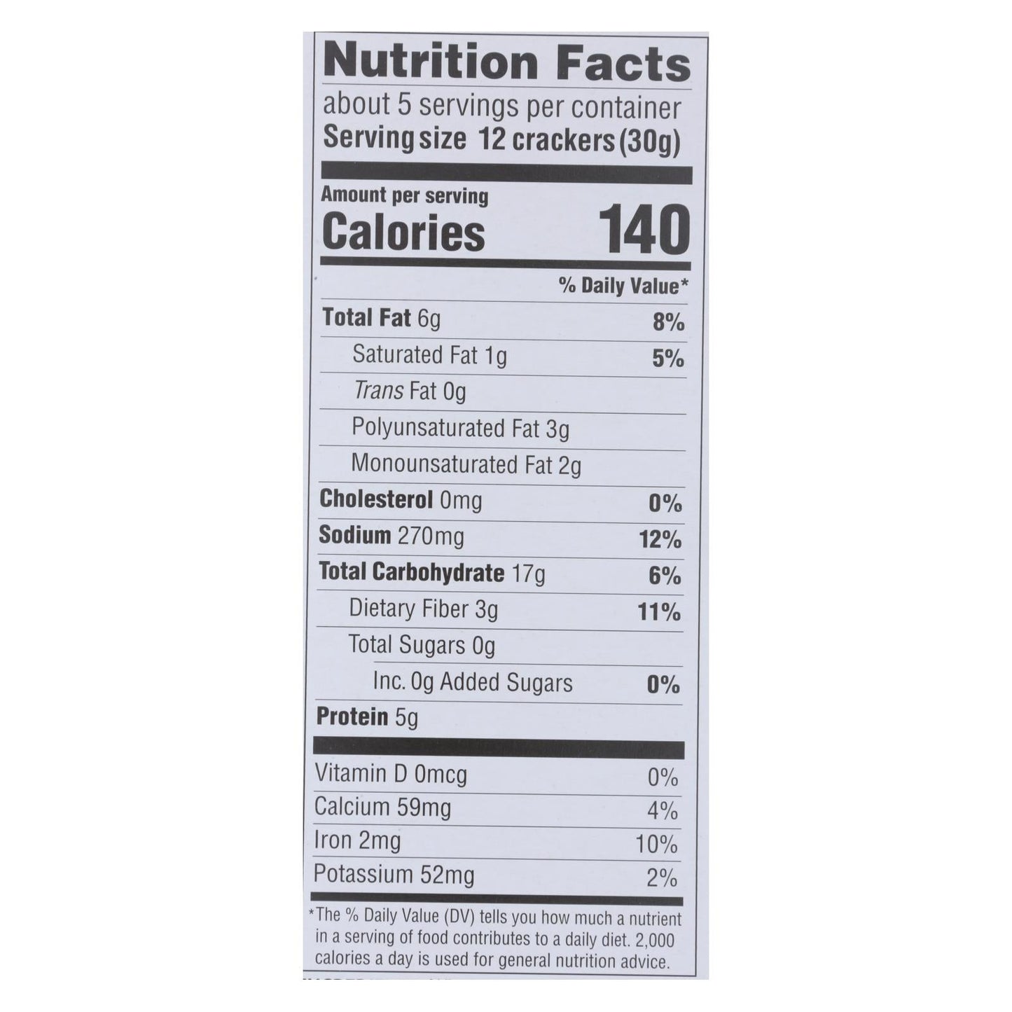 Mary's Gone Crackers - Rosemary Herb Crackers - 5.0 Oz. (Pack of 6)