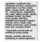 From The Ground Up Aged Cheddar Cauliflower Crackers, 4 oz, Pack of 6