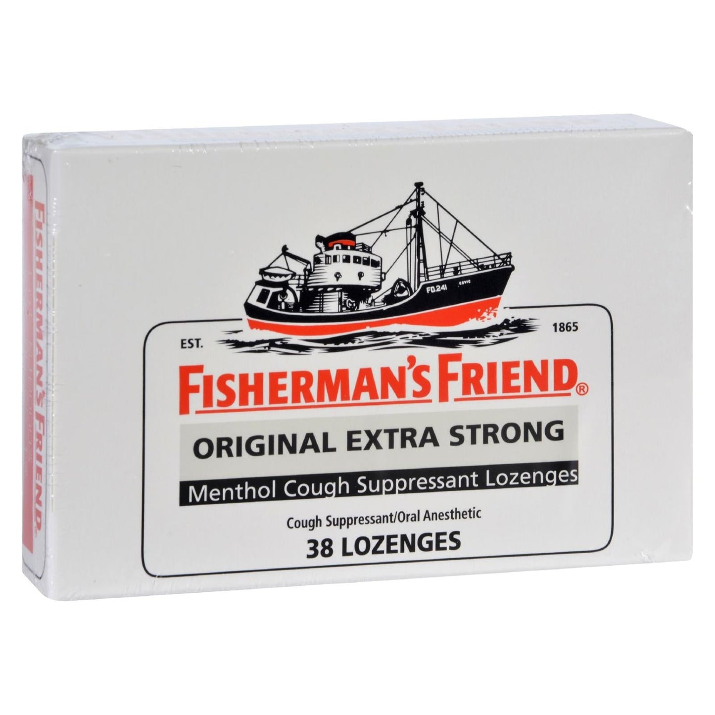 Fisherman's Friend Extra Strong Original Lozenges, 38 Lozenges - 1 Case