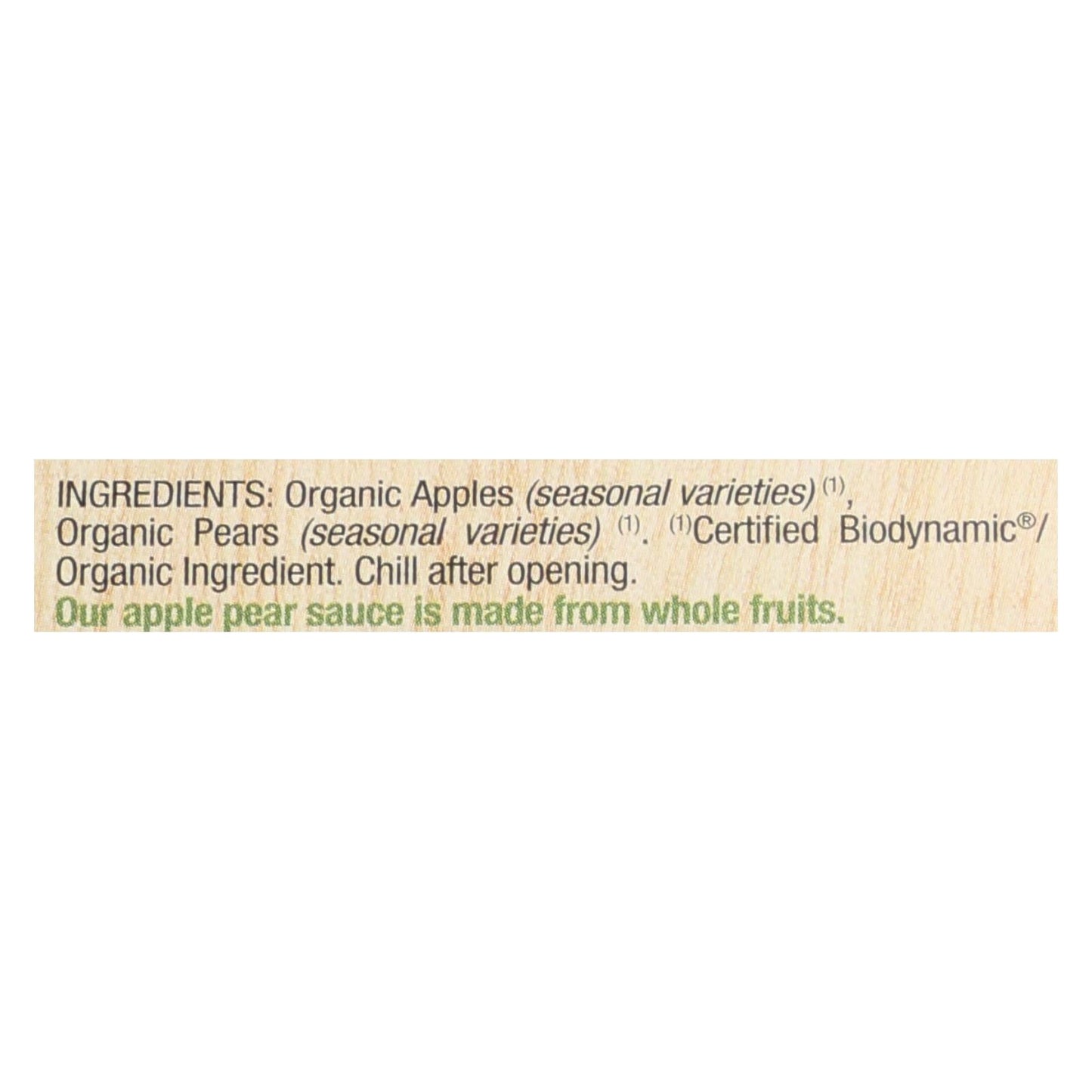 Natural Nectar Brittany Apple Sauce, 22.2 Oz. Pack of 6