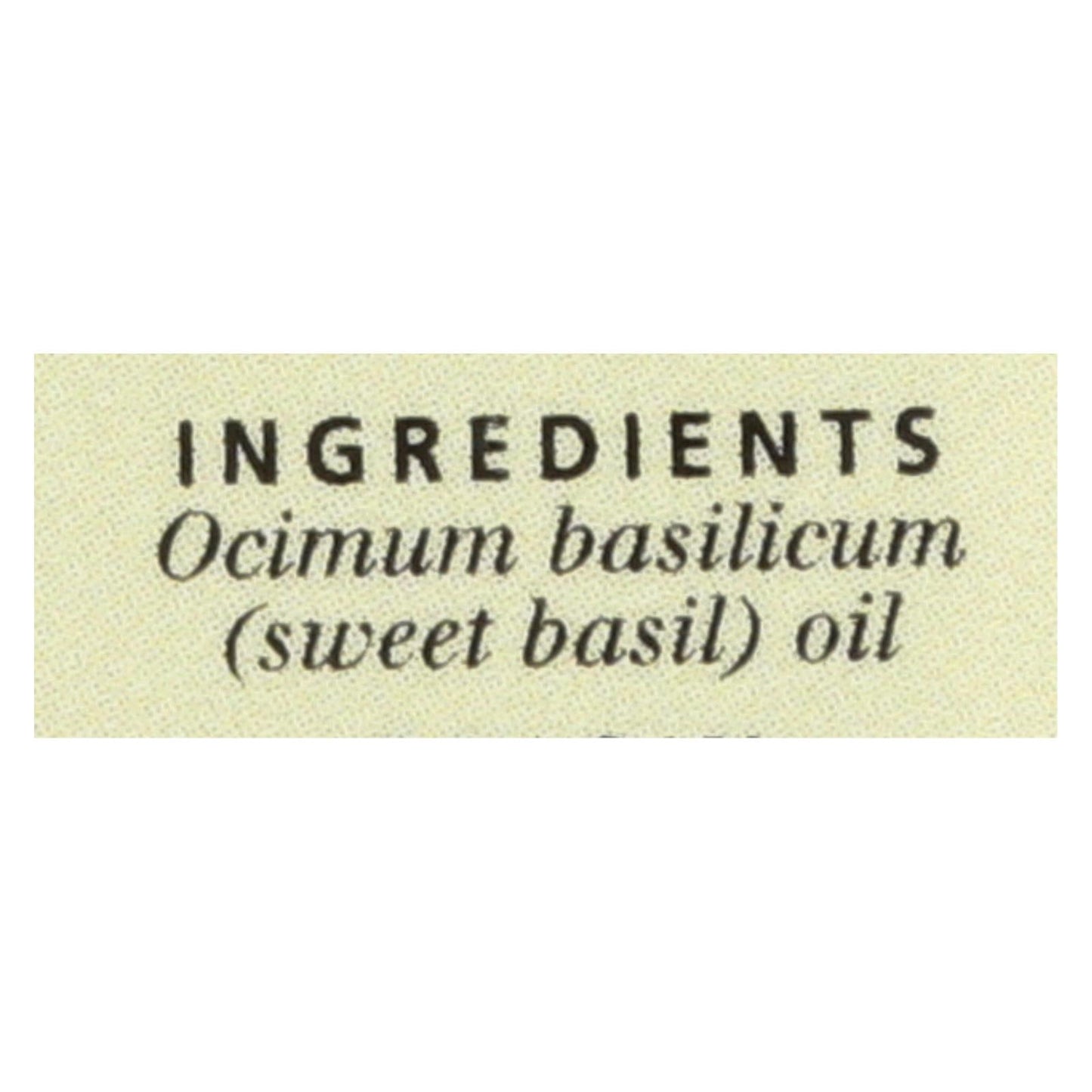 Aura Cacia Sweet Basil Pure Essential Oil - 0.5 Fl Oz