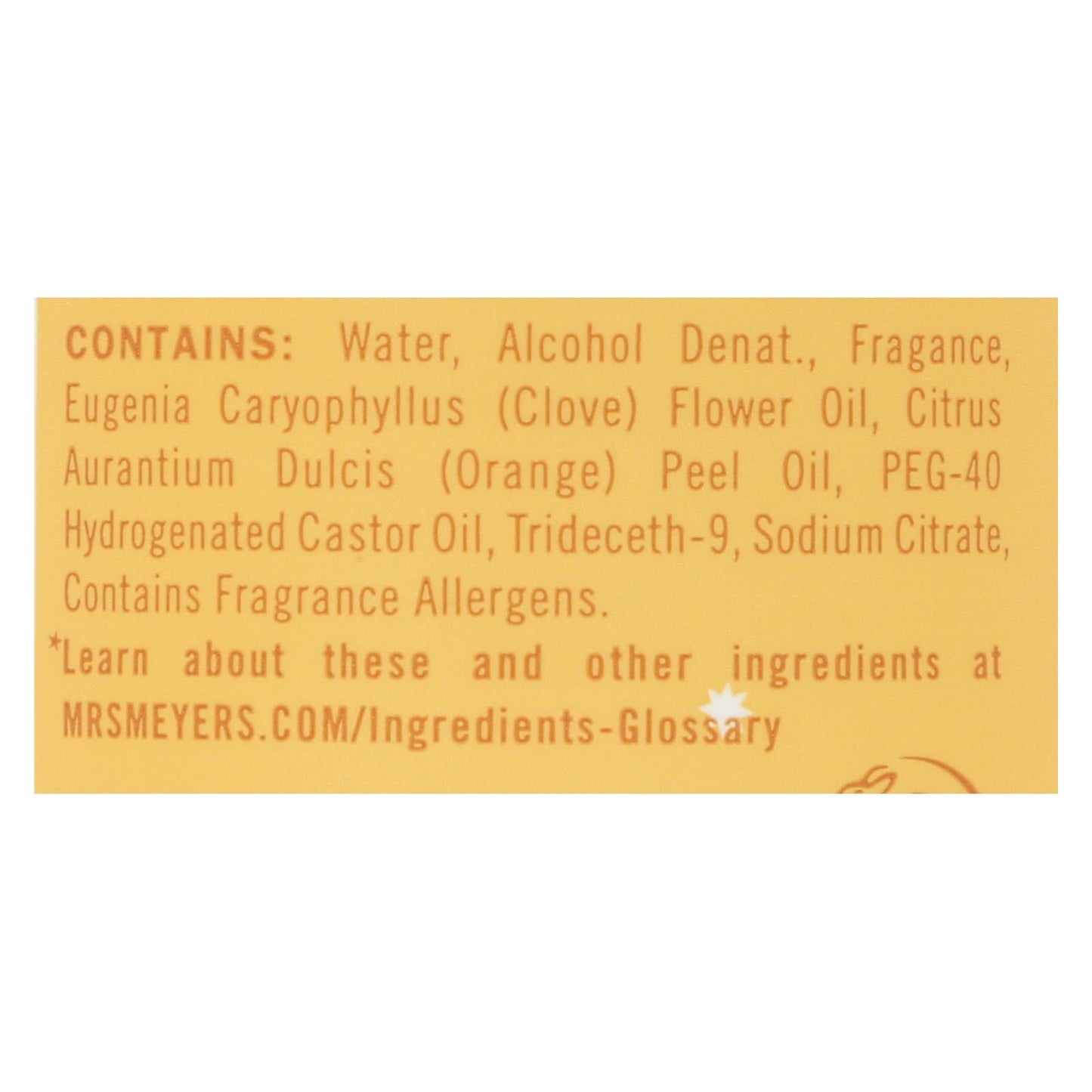 Mrs. Meyer's Clean Day Orange Clove Room Freshener (6-Pack, 8 Oz. Each)