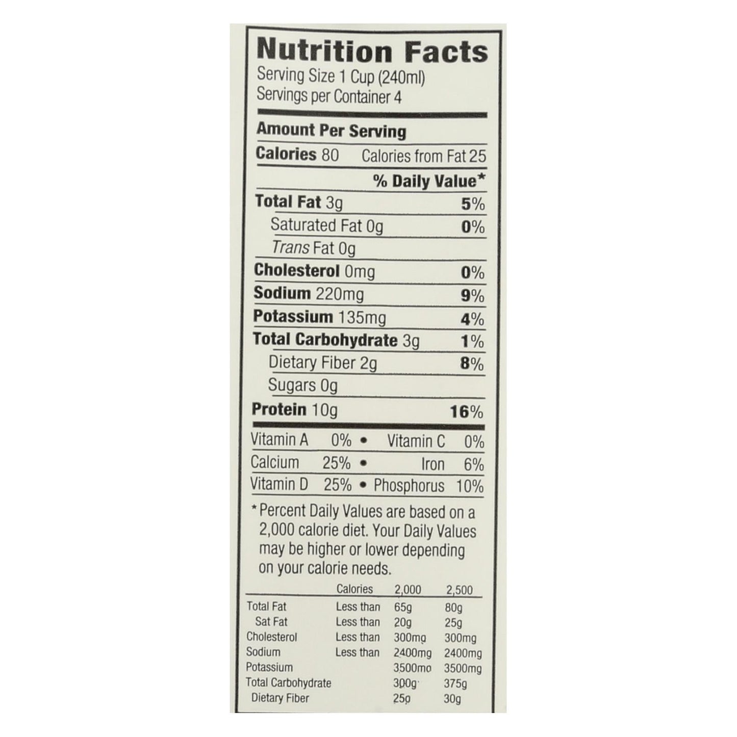 Orgain Almond Milk: 6-Pack, 32 Fl. Oz. Per Bottle