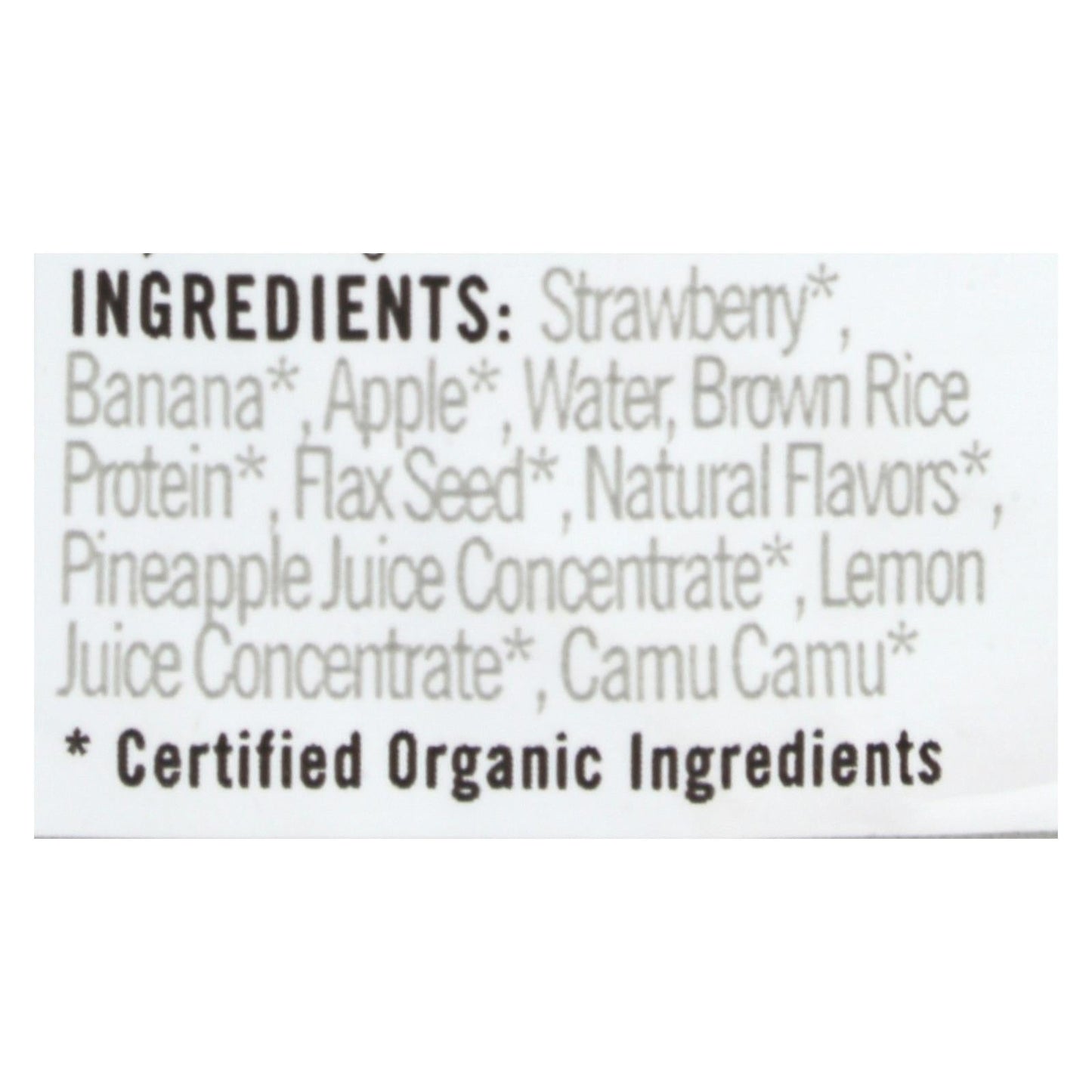 Noka Pineapple Strawberry Smoothie, 4.22 oz, Pack of 6
