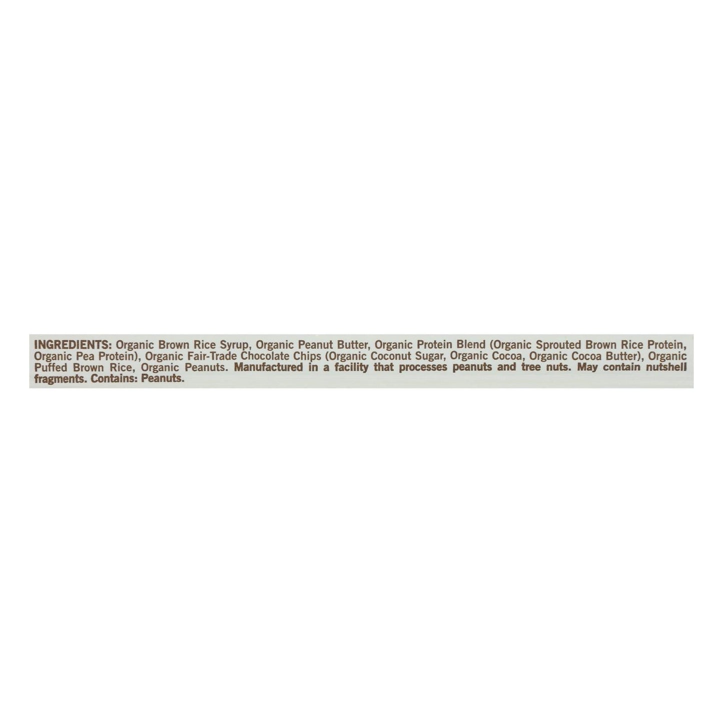 Organic Macrobar - Peanut Butter Chocolate Chip (Pack of 12) 2.5 Oz Bars
