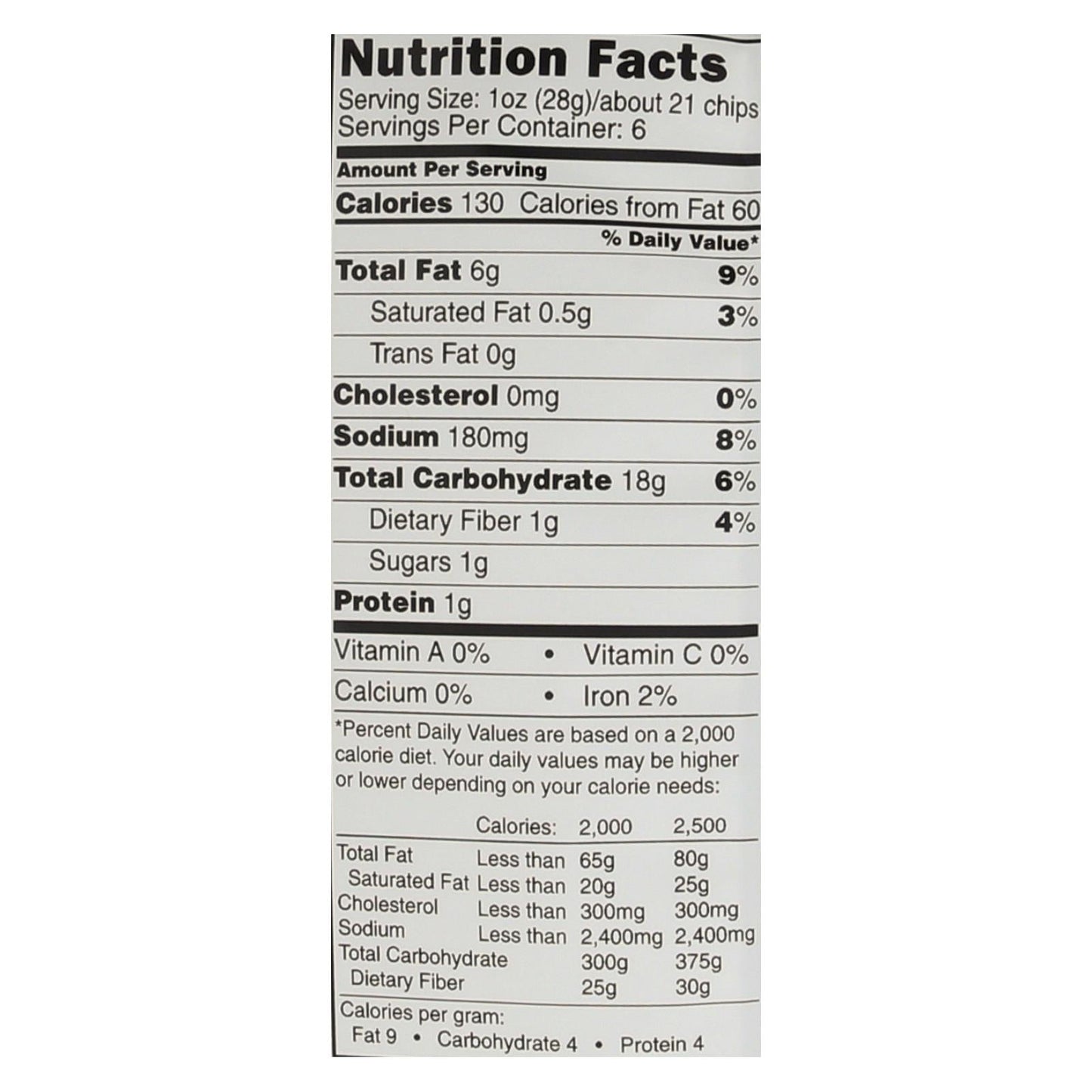 Daily Crave Veggie Chips (Pack of 8 - 6 Oz.) - Ideal for Dipping