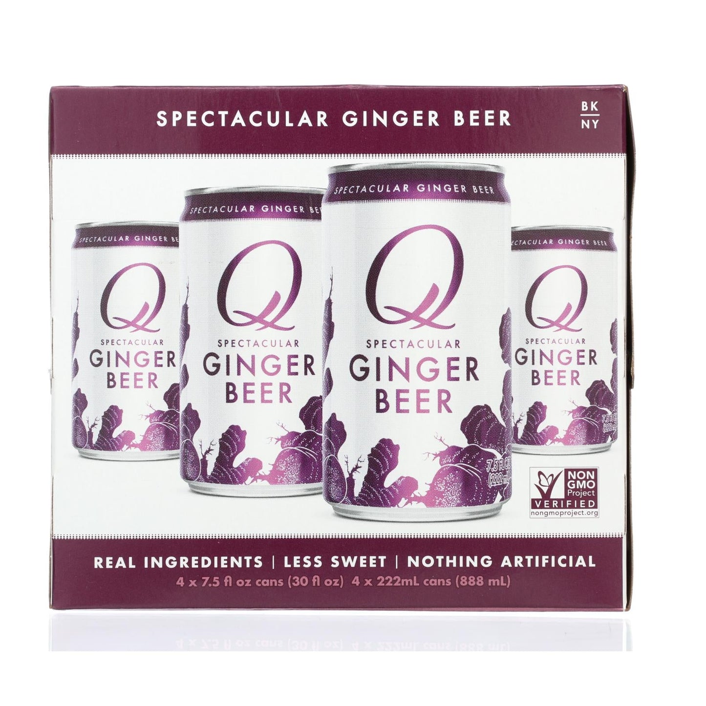 Q Drinks Ginger Beer 6-Pack - 4/7.5fl Oz Cans