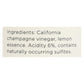 O Olive Oil Citrus Champagne Vinegar - 6 Pack of 10.1 Fl Oz. Bottles