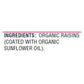 Woodstock Organic Unsweetened Raisins (13 Oz., Pack of 8)