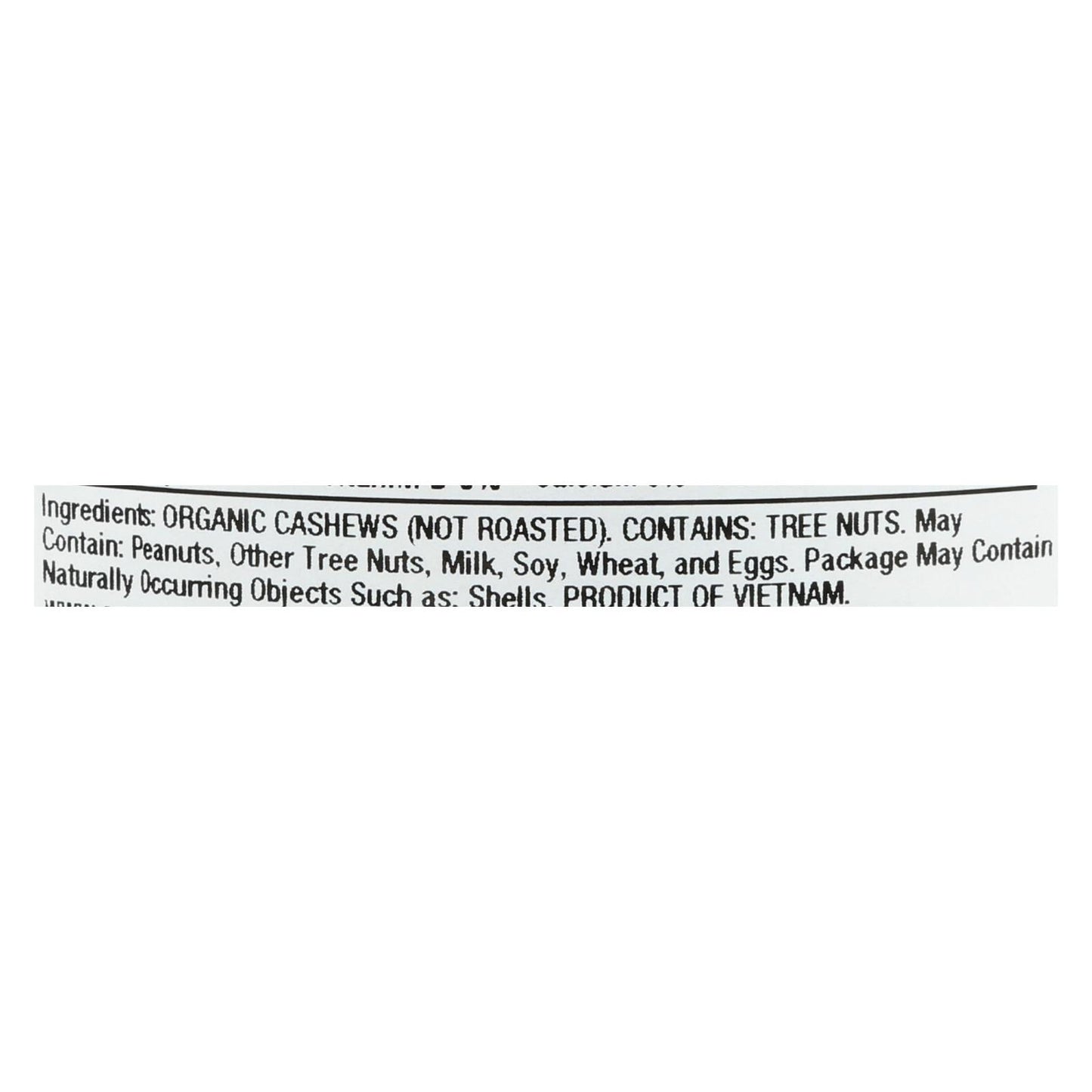 Aurora Natural Products 9 Oz Organic Whole Cashews (Pack of 12)