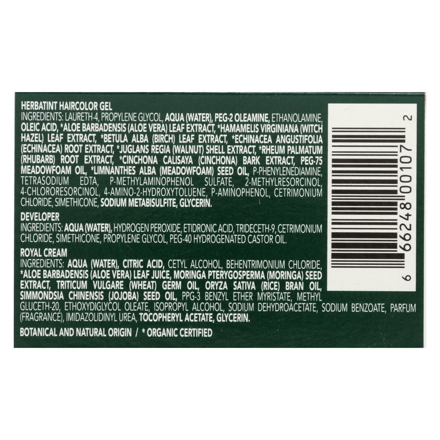 Herbatint Permanent Light Blonde Herbal Hair Color Gel, 135ml