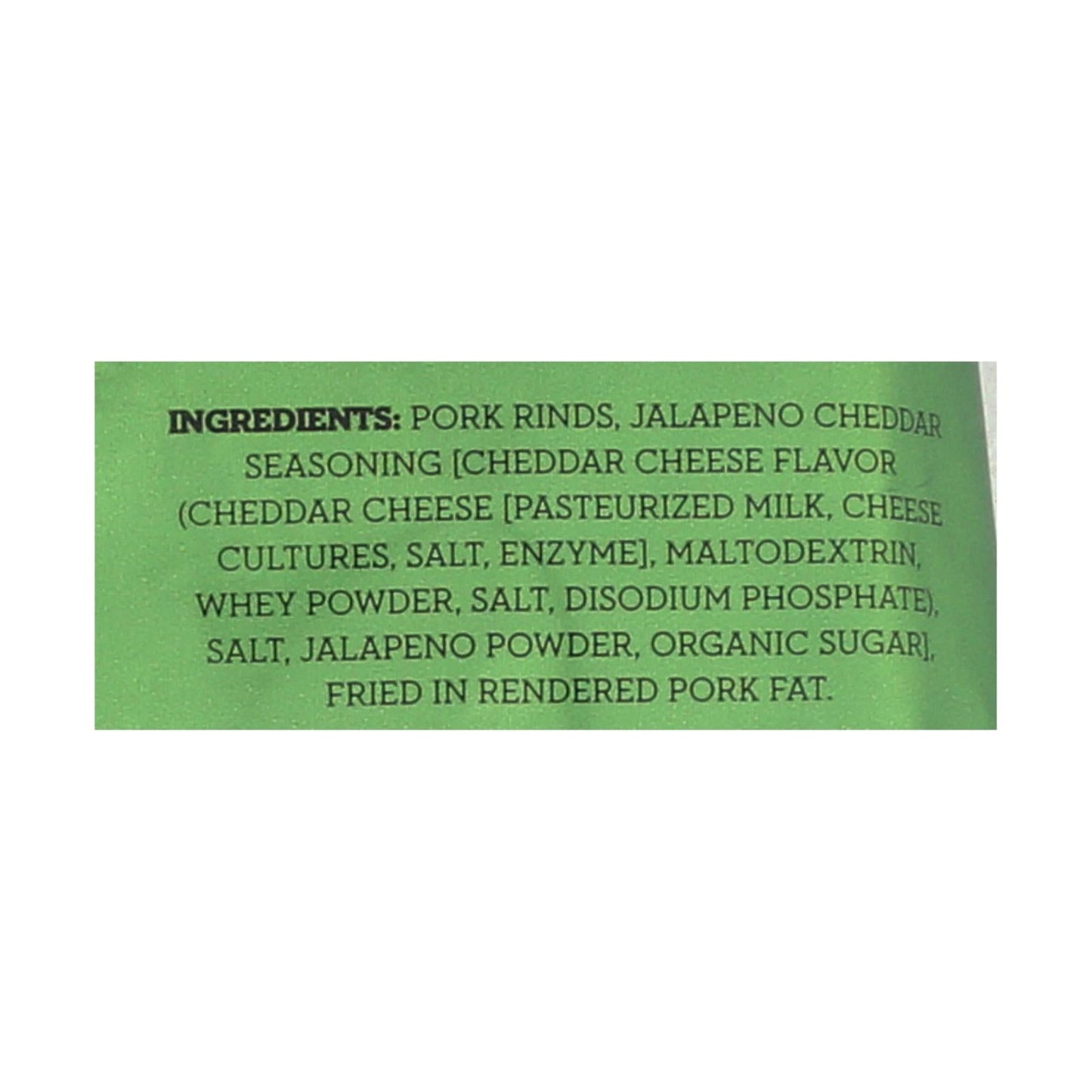 4505 Pork Rinds Chicharones: Savory Jalapeno Cheddar Fiesta (Pack of 12 - 2.5 Oz.)