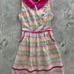 Rainbow Drop Collared Dress