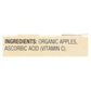 Santa Cruz Organic Apple Sauce Case of 12 - 4 Oz. Pouches