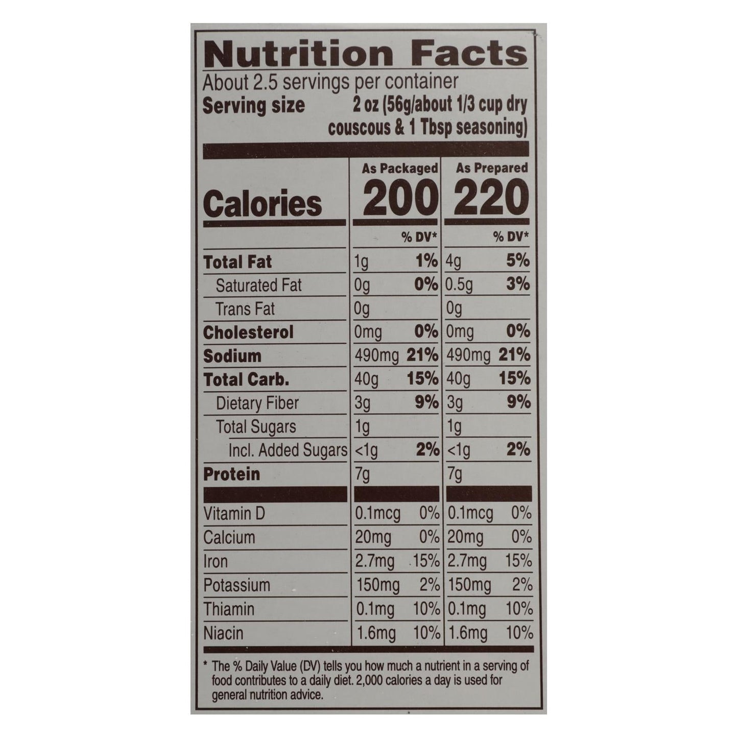 Near East Mediterranean Curry Flavored Couscous Mix (Pack of 12), 5.7 Oz.