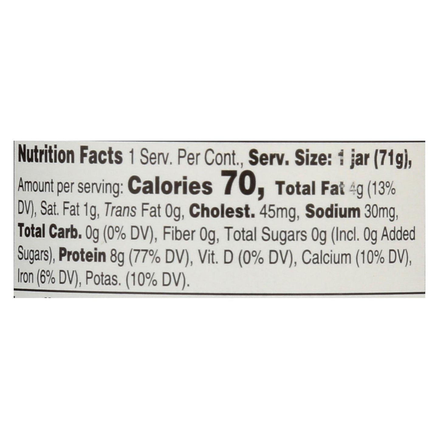 Earth's Best Stage 1 Organic Chicken & Chicken Broth Baby Food (Pack of 10 - 2.5 Oz.)
