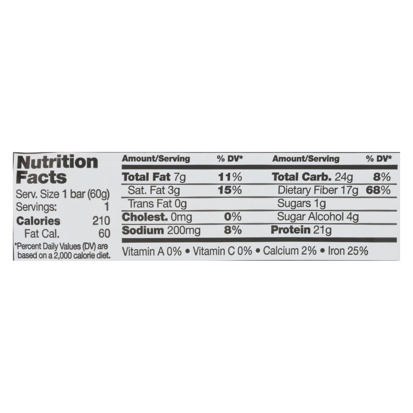 D's Natural No Cow Bar in Chocolate Fudge Brownie (Pack of 12 - 2.12 Oz.)