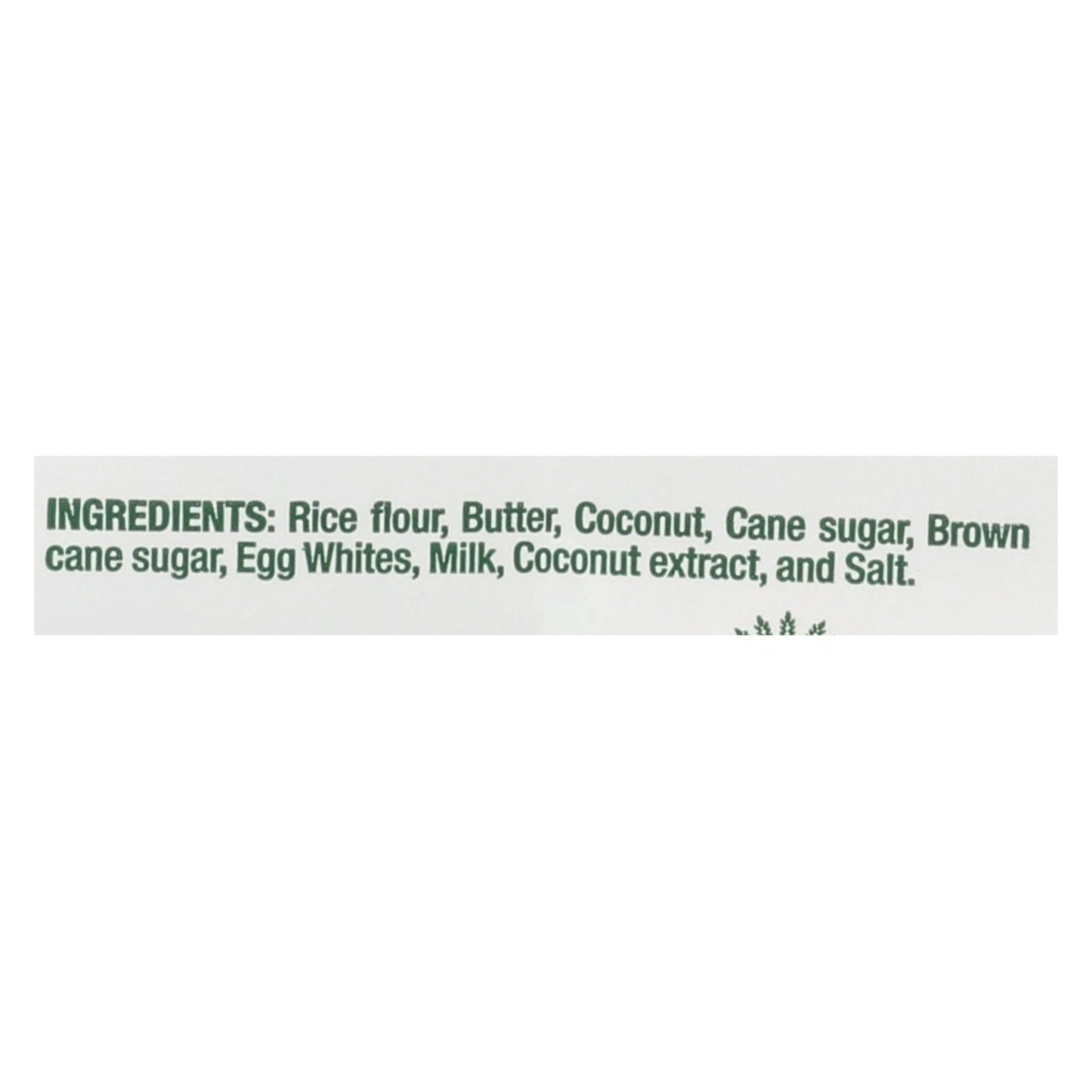 Tate's Bake Shop Gluten-Free Coconut Crisp Cookies, 12 Pack of 7 Oz. Cookies
