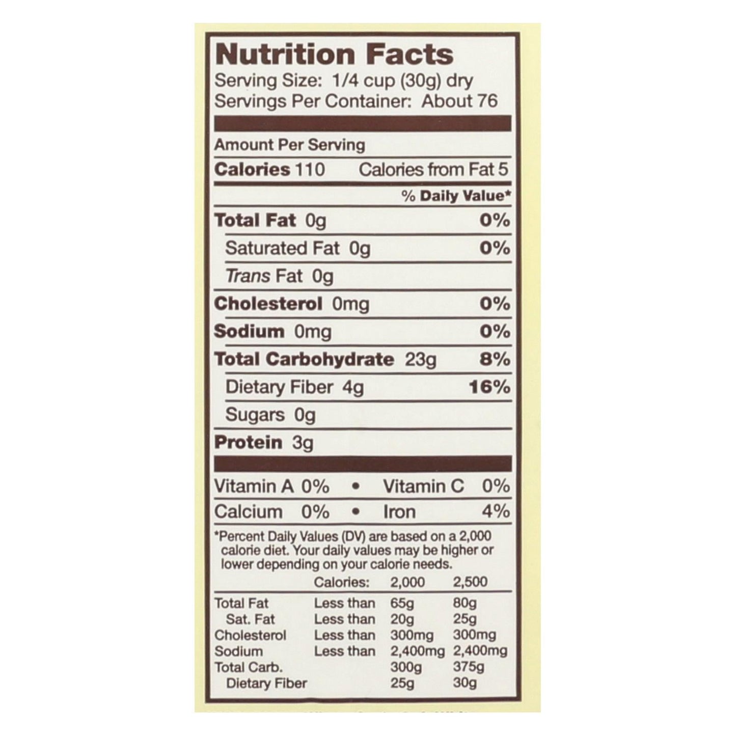 Bob's Red Mill Whole Wheat Pastry Flour (4-Pack x 5 Lbs)