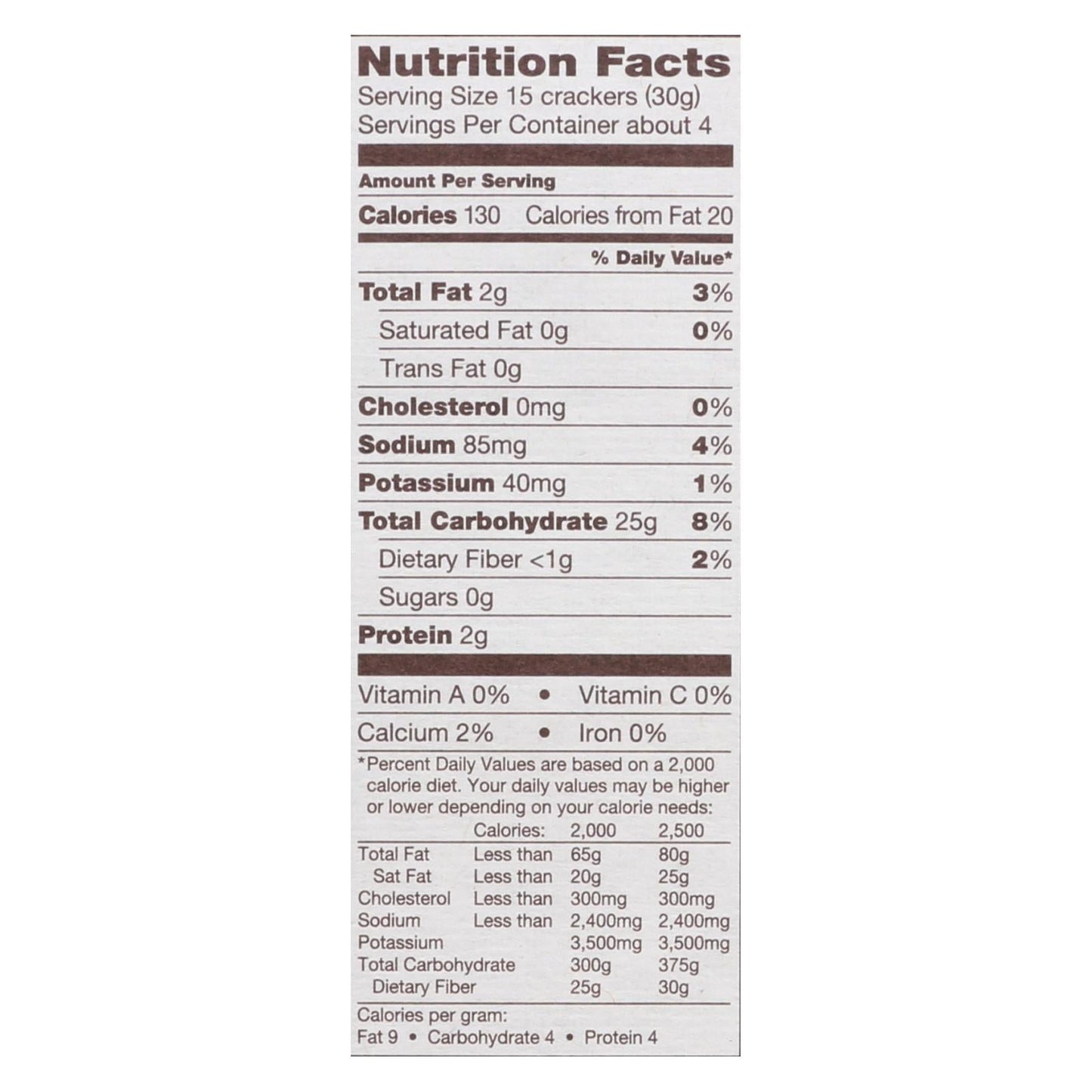 Back To Nature Rice Thin Crackers with Sesame Seeds (12 count, 4 Oz. per pack)