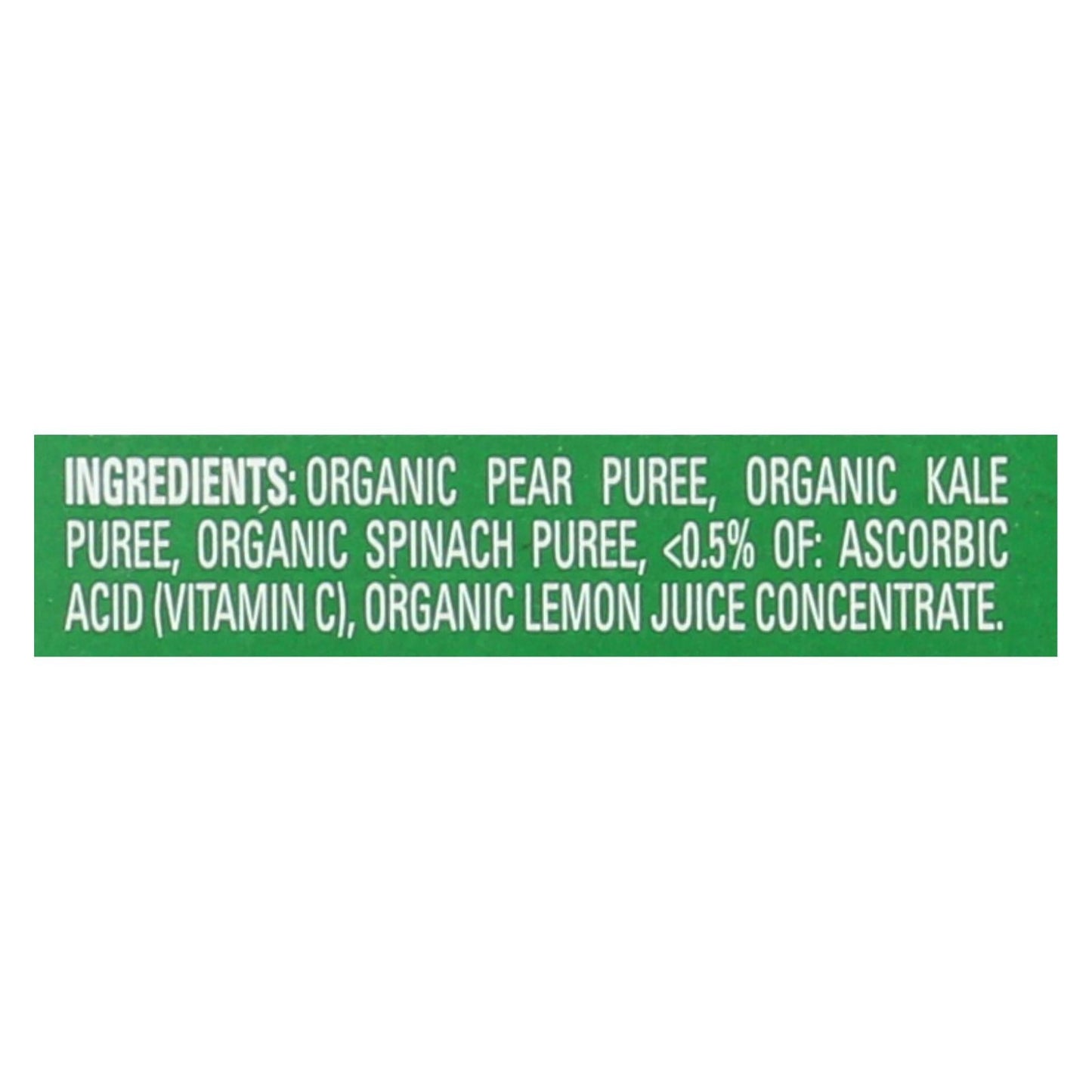 Happy Baby Clearly Crafted Apples, Kale & Avocados Baby Food Purees (16 Pack, 4 Oz. Each)