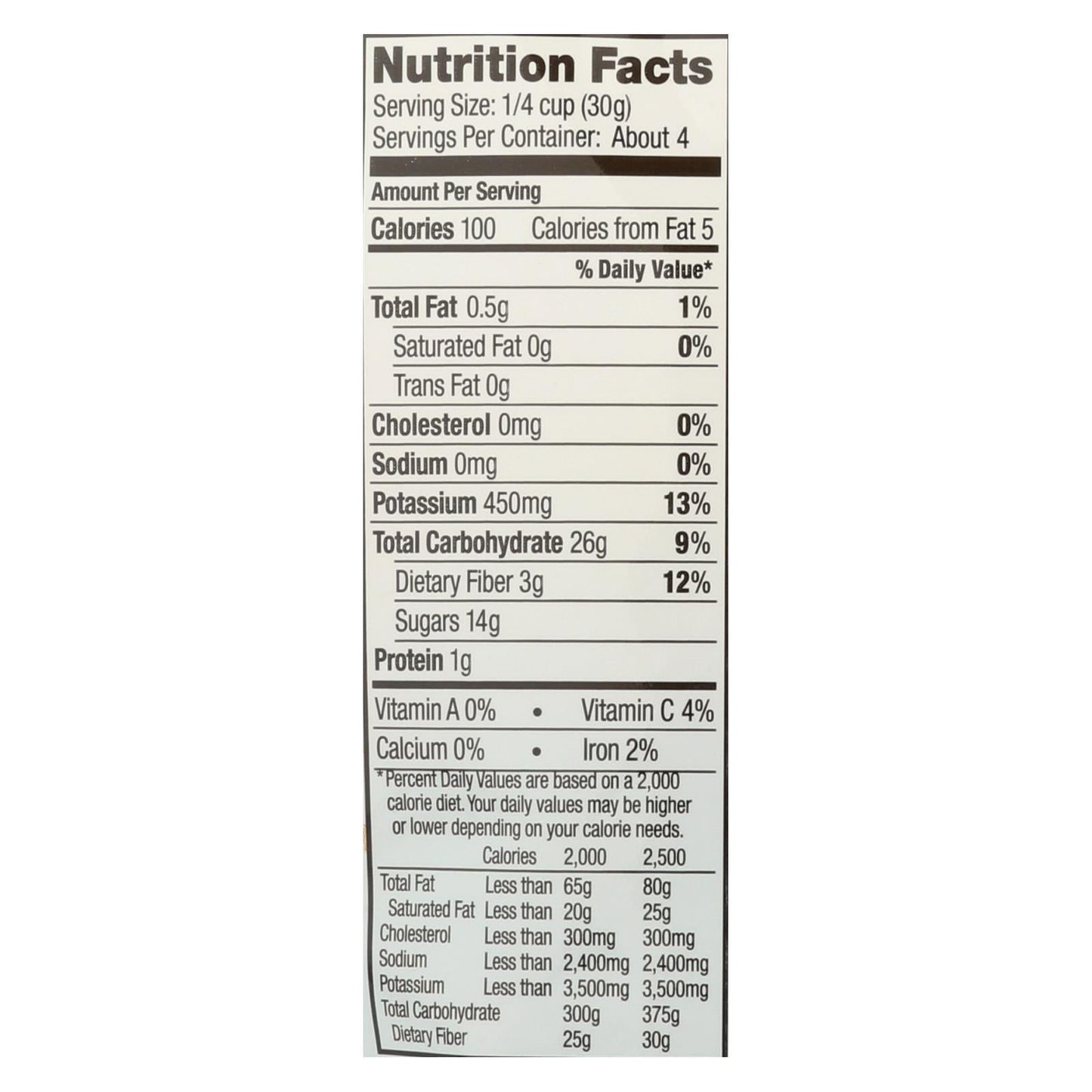 Made In Nature Organic Dried Bananas - Pack of 6 - 4 Oz