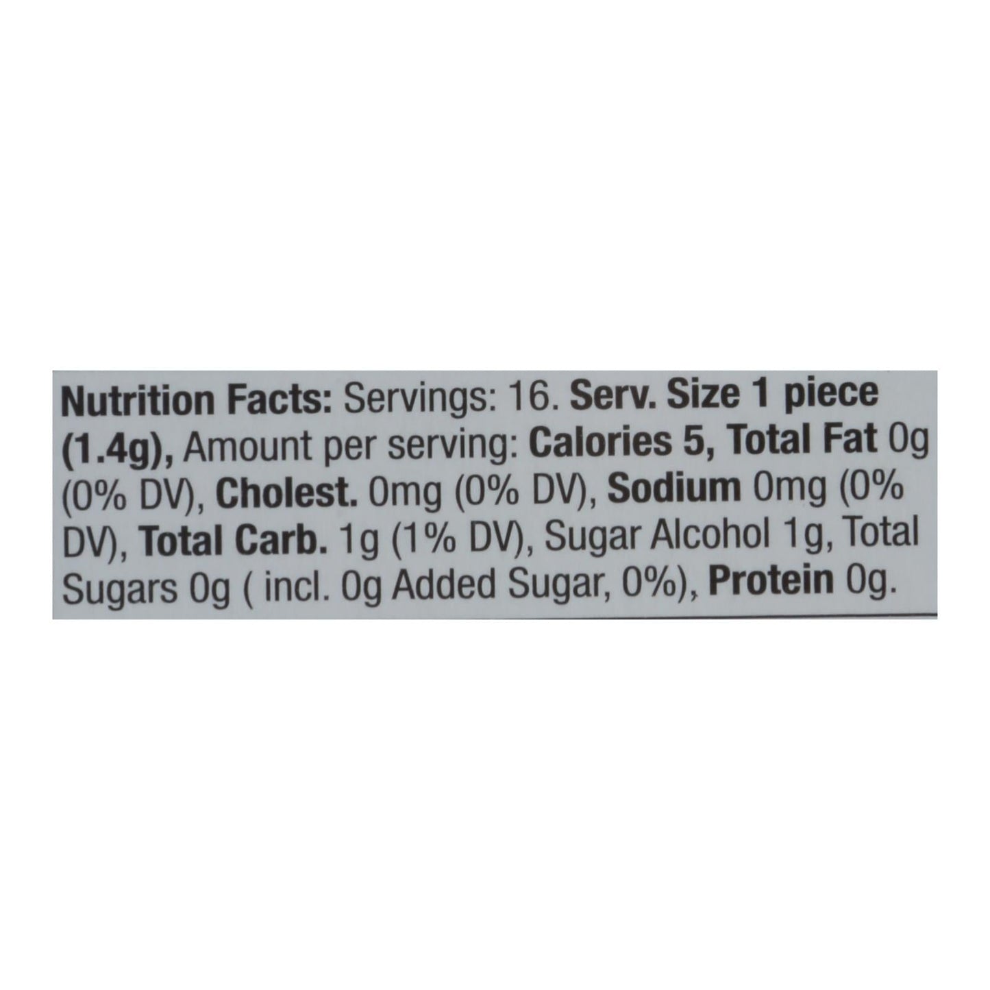 Glee Gum Refresh Mint Chew Sugar Free (Pack of 16 - 12 Pieces)