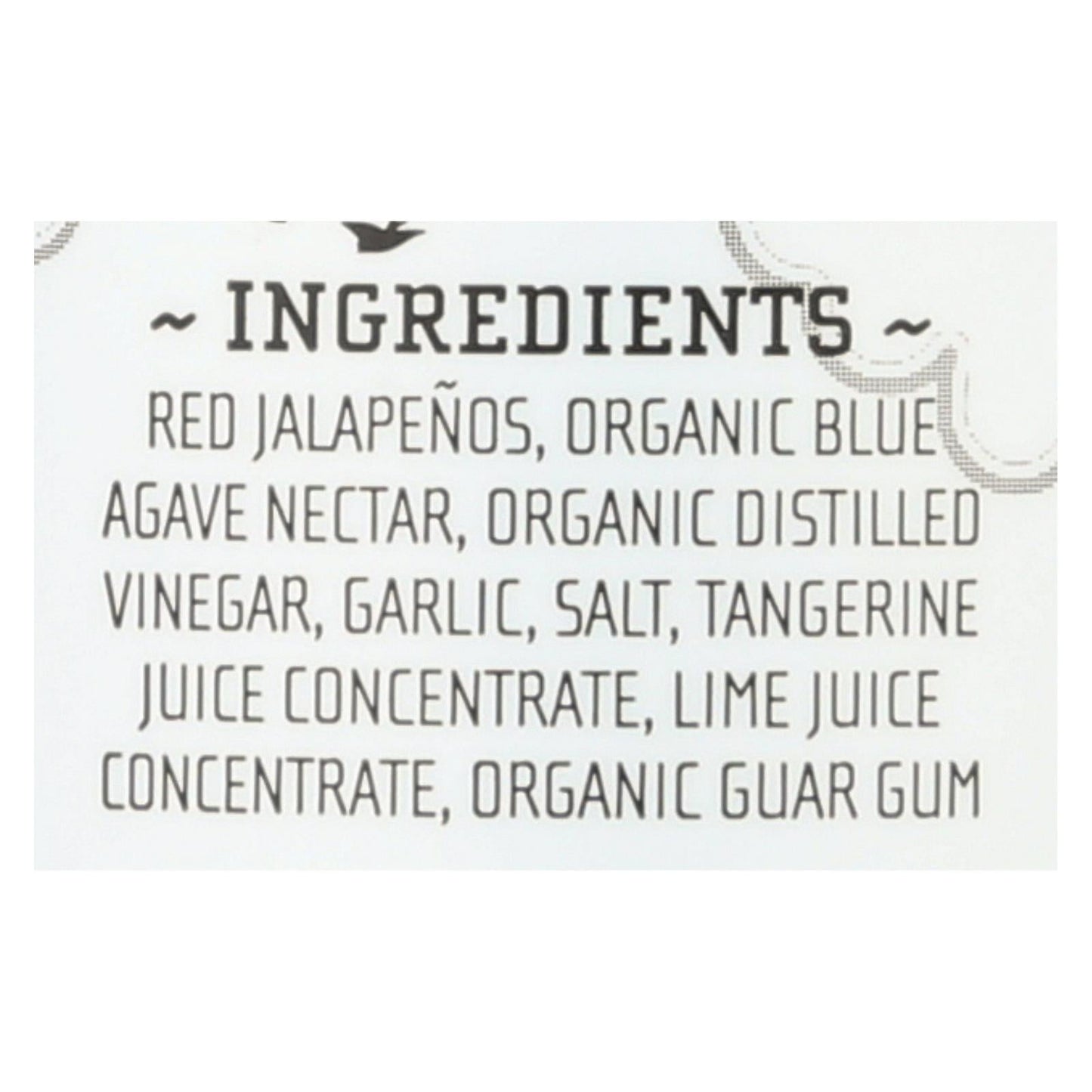 Yellowbird Sauce Blue Agave Sriracha, 9.8 Oz. Pack of 6