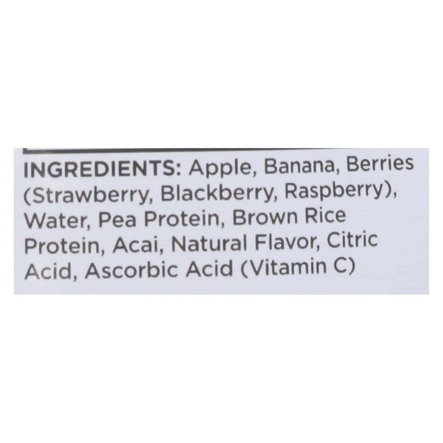 Fuel For Fire Protein Smoothie Fruit Berry Acai (12 Pack, 4.5 Oz. Each)