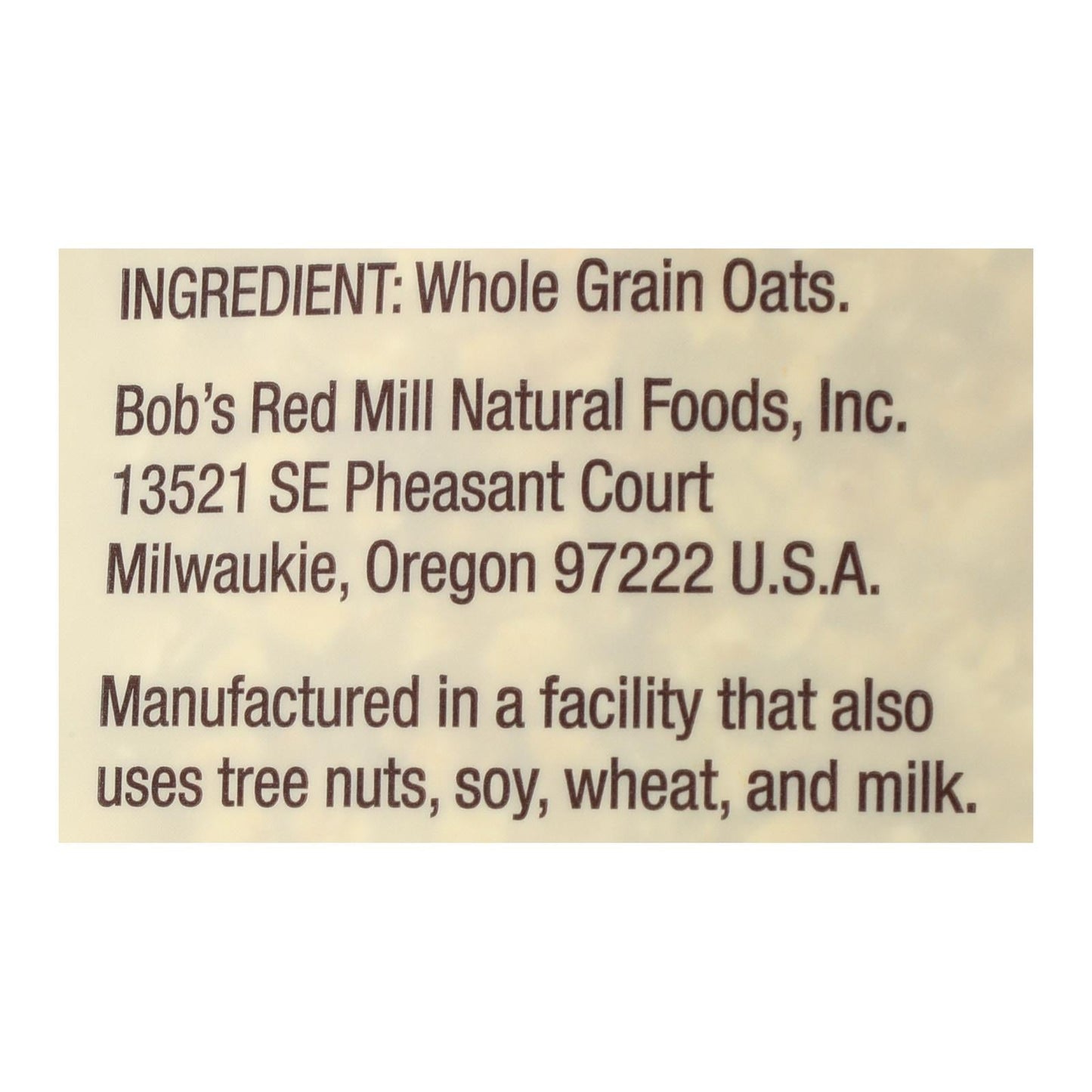 Bob's Red Mill Quick Cooking Rolled Oats (Pack of 4 - 32 Oz.)