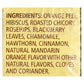 Celestial Seasonings Caffeine-Free Mandarin Orange Spice Herbal Tea - 6 Packs of 20 Tea Bags