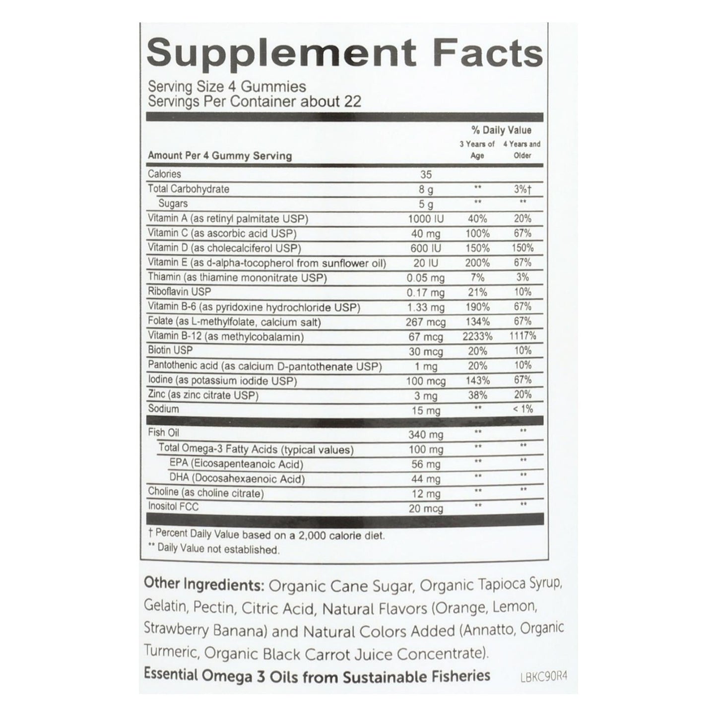 Smartypants Gummy Vitamin Multi-Kid Complex (Pack of 90)