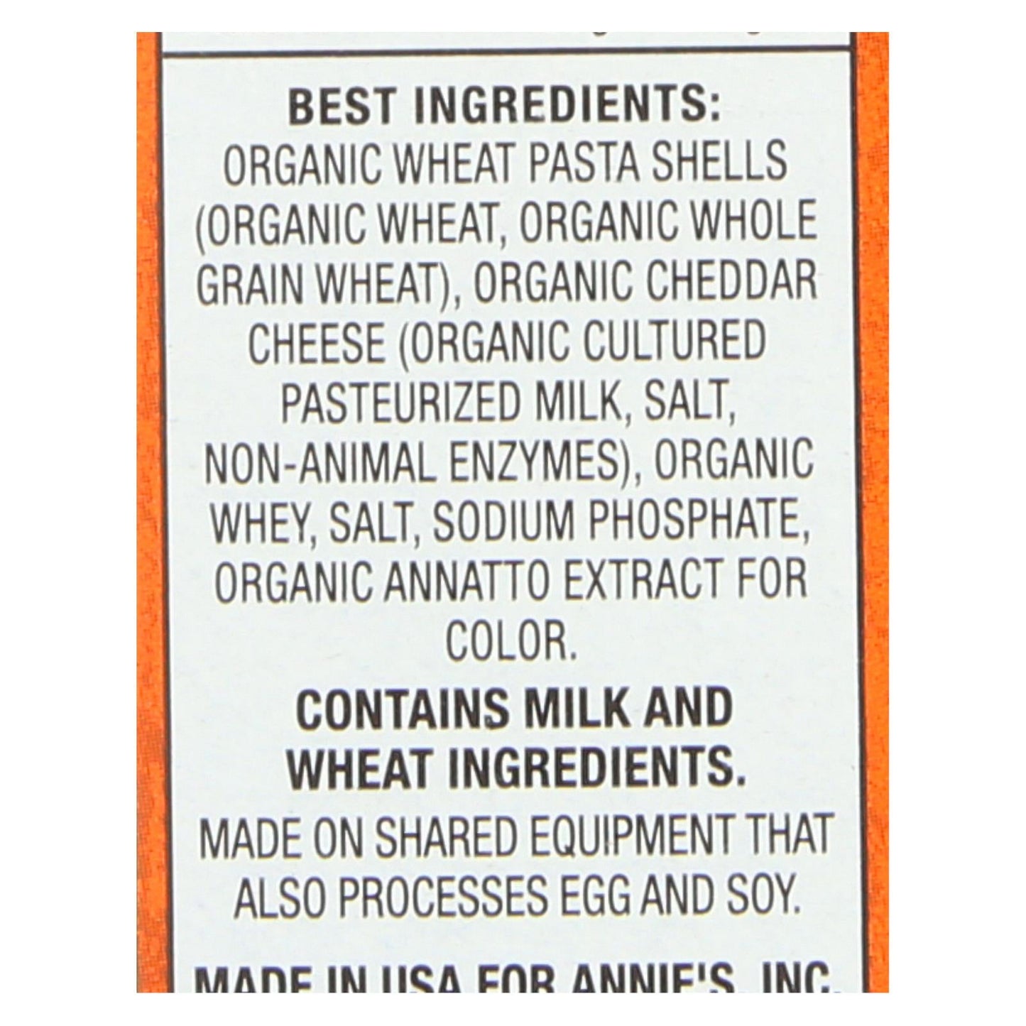 Annie's Organic Grass-Fed Shells & Real Aged Cheddar Macaroni & Cheese, 6 Oz Pack of 12
