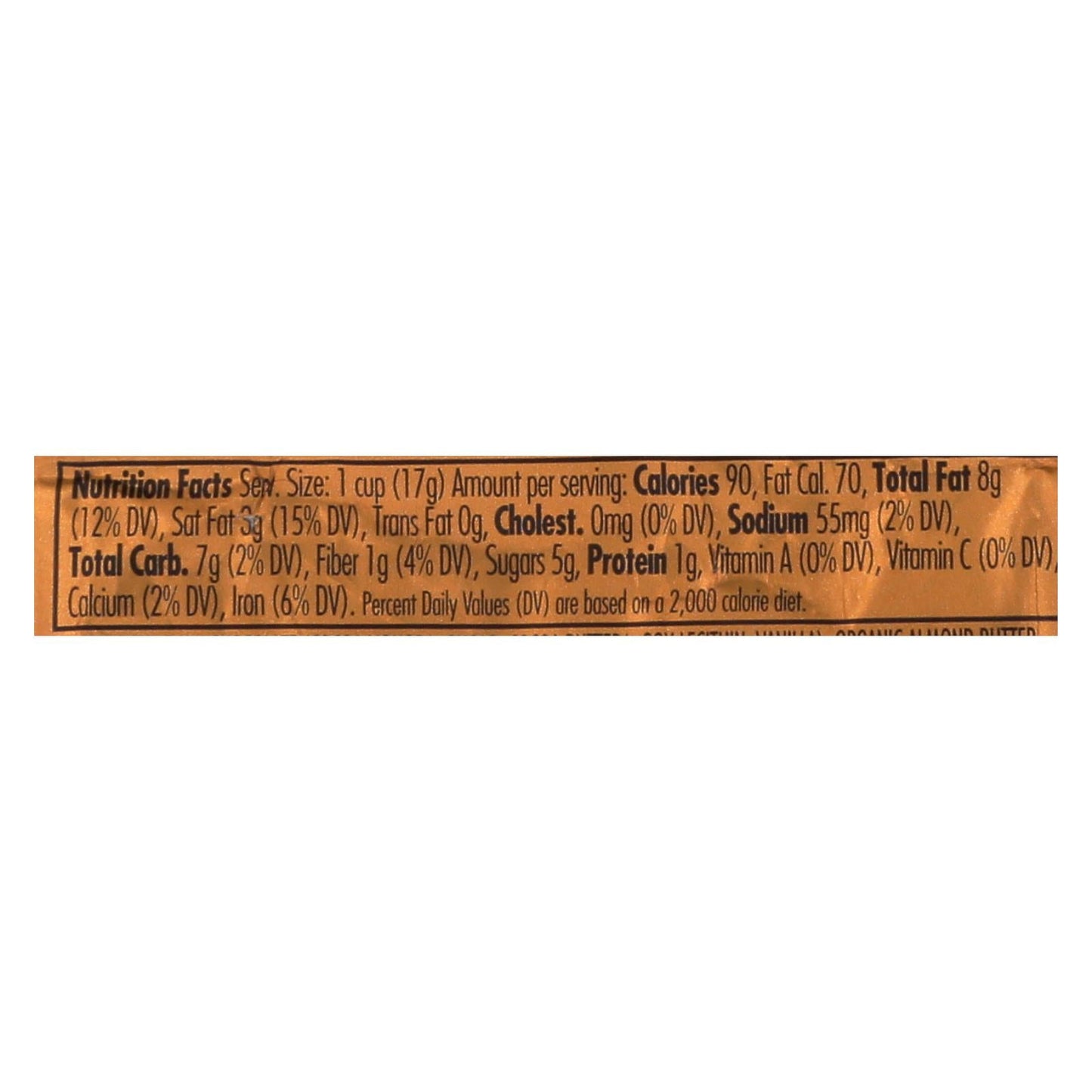 Chocolove Xoxox - Almond Butter Filled Dark Chocolate Cups - 0.6 Oz - Case of 50