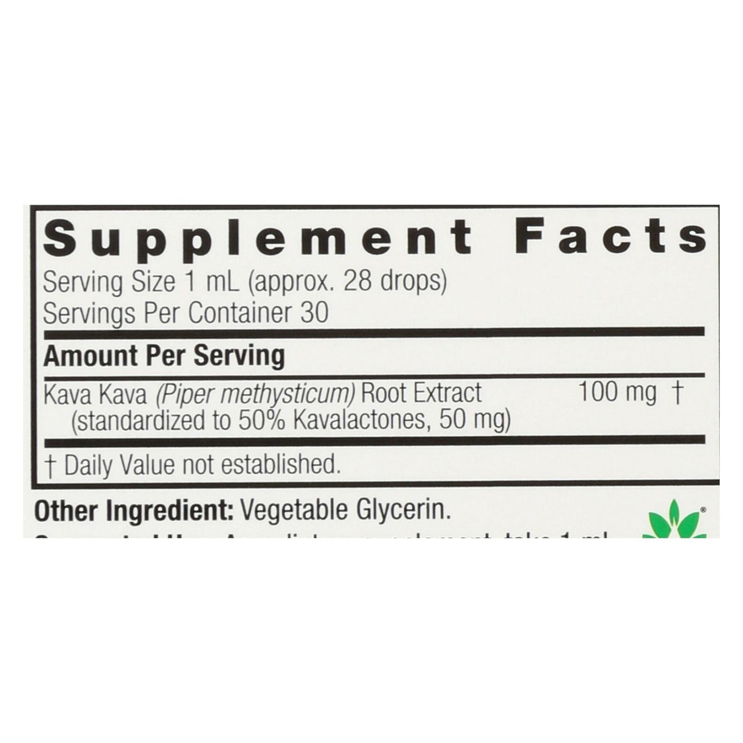 Nature's Answer Kava 6 Extract, Alcohol-Free, High Potency, 1 Ounce