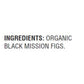 Woodstock Organic Unsweetened Black Mission Figs, 10 oz. Pack, Case of 8