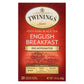 Twinings English Breakfast Decaf Tea (Pack of 6 - 20 Bags)