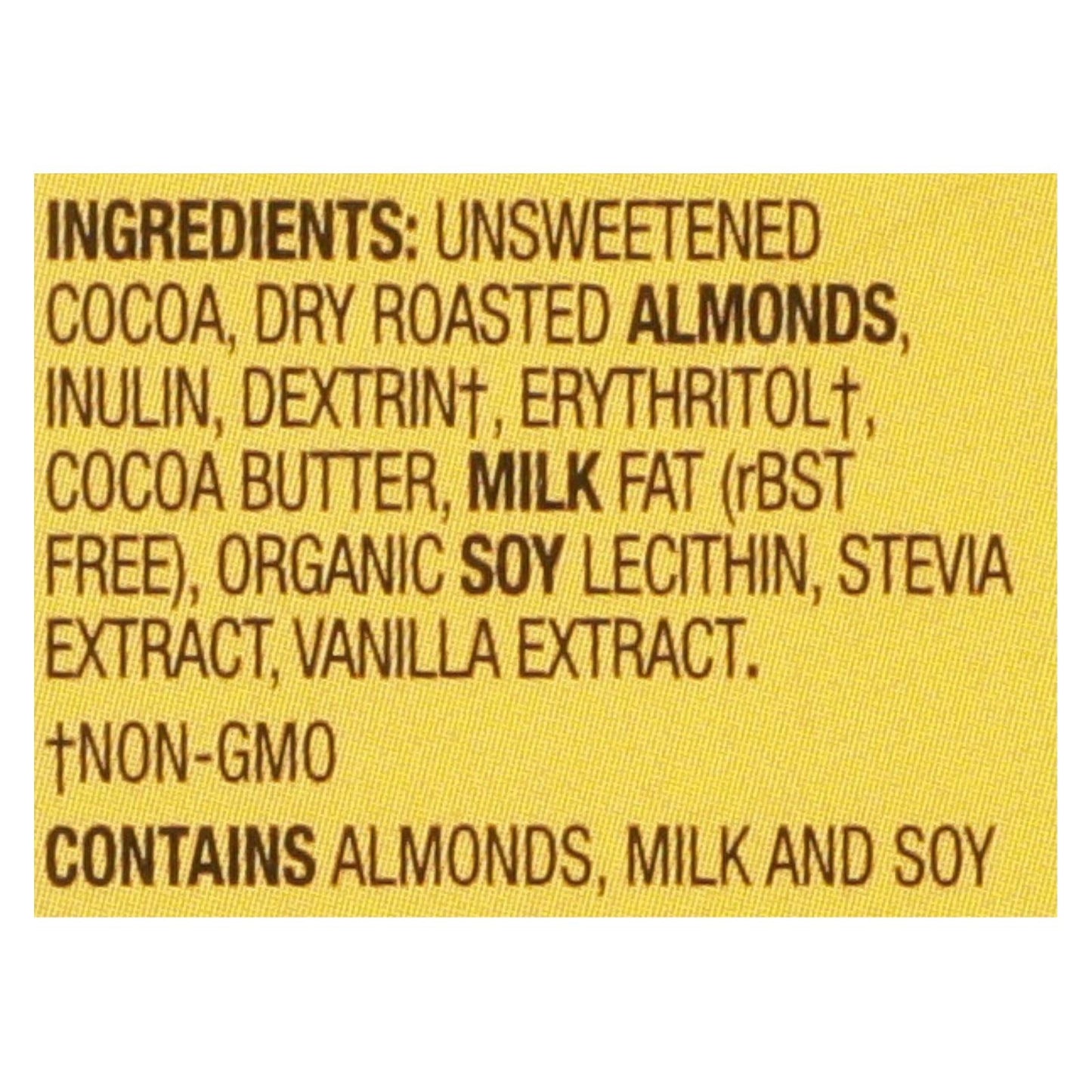 Lily's Sweets Dark Chocolate Almond Bars: 12-Pack, 3 Oz Each, 55% Cocoa Richness